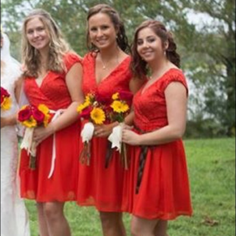 Red dress